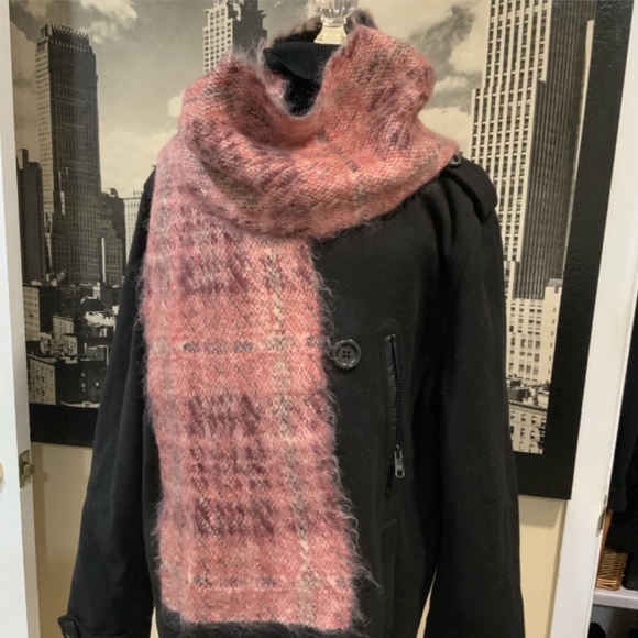 Prada Unisex Cashmere Scarf  100% Authentic Vintage 70x9.5 in - Picture 2 of 6